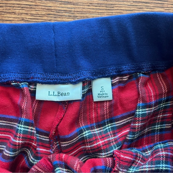 L.L. Bean Women's So Comfy Pajama Set - Blue and Red Plaid - Picture 6 of 6
